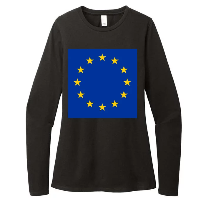 Flag Of Europe Womens CVC Long Sleeve Shirt