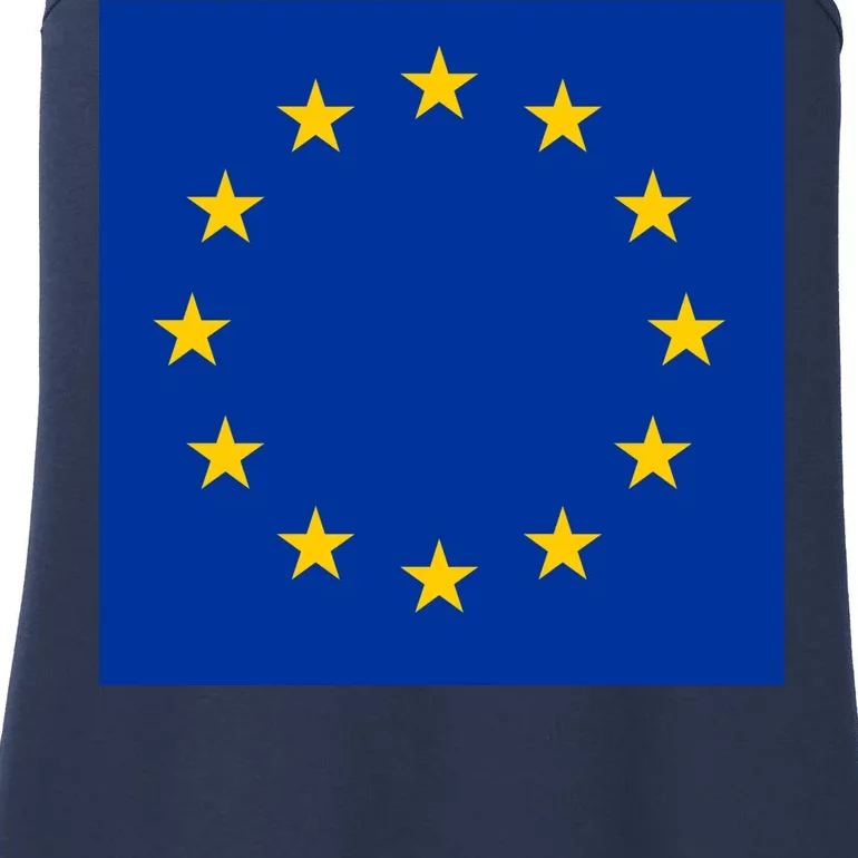 Flag Of Europe Ladies Essential Tank