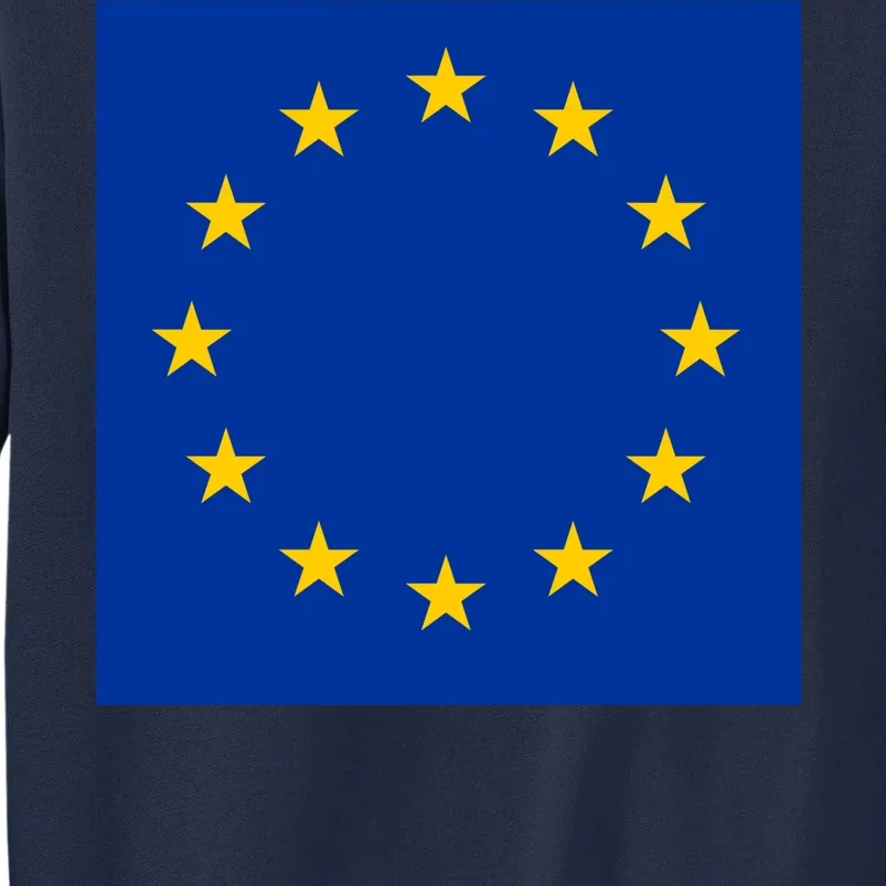 Flag Of Europe Tall Sweatshirt