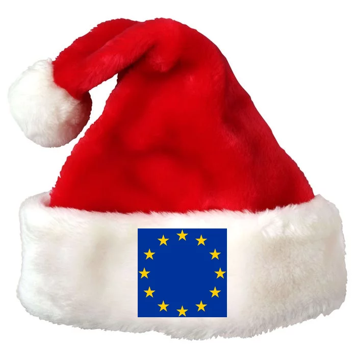 Flag Of Europe Premium Christmas Santa Hat