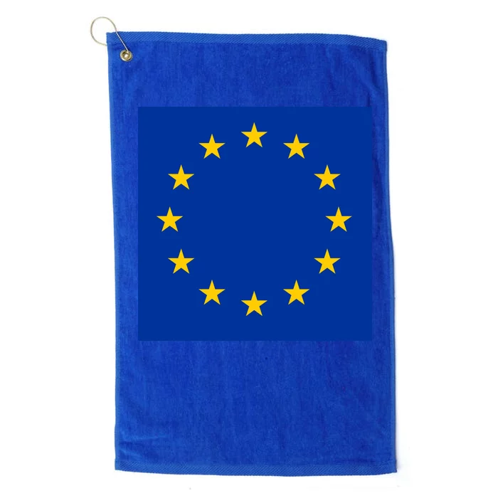 Flag Of Europe Platinum Collection Golf Towel