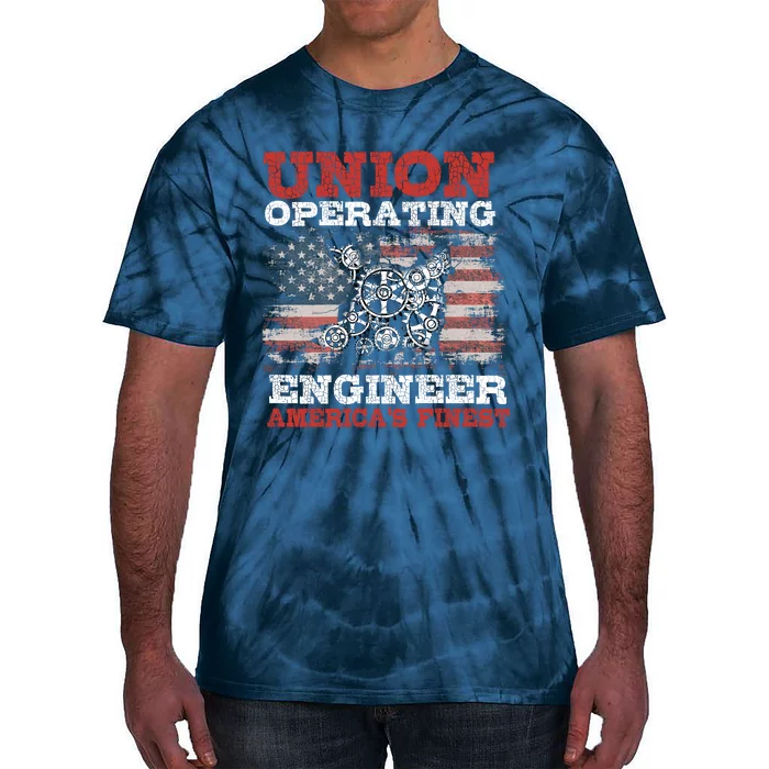 Funny Operating Engineers Gift Tie-Dye T-Shirt