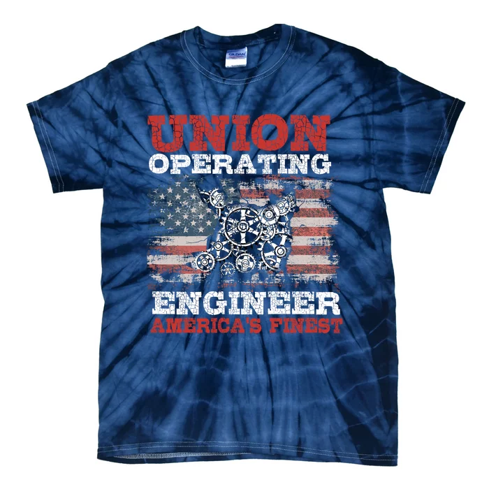 Funny Operating Engineers Gift Tie-Dye T-Shirt