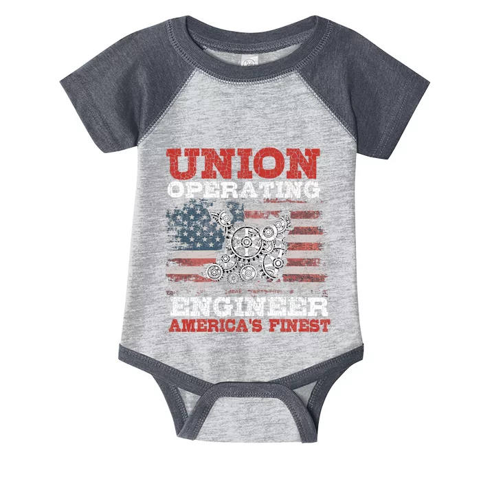 Funny Operating Engineers Gift Infant Baby Jersey Bodysuit