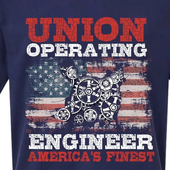 Funny Operating Engineers Gift Sueded Cloud Jersey T-Shirt