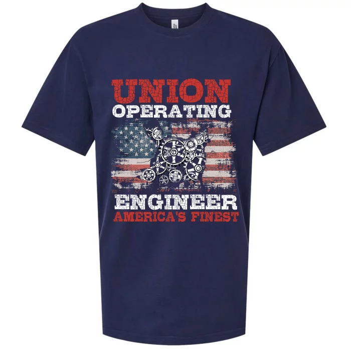 Funny Operating Engineers Gift Sueded Cloud Jersey T-Shirt