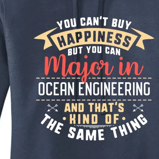 Funny Ocean Engineering Major Studengift Graduation Gift Women's Pullover Hoodie