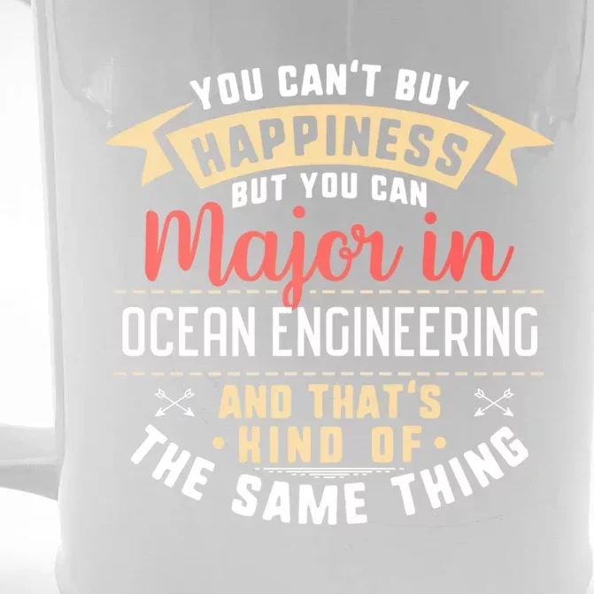 Funny Ocean Engineering Major Studengift Graduation Gift Front & Back Beer Stein