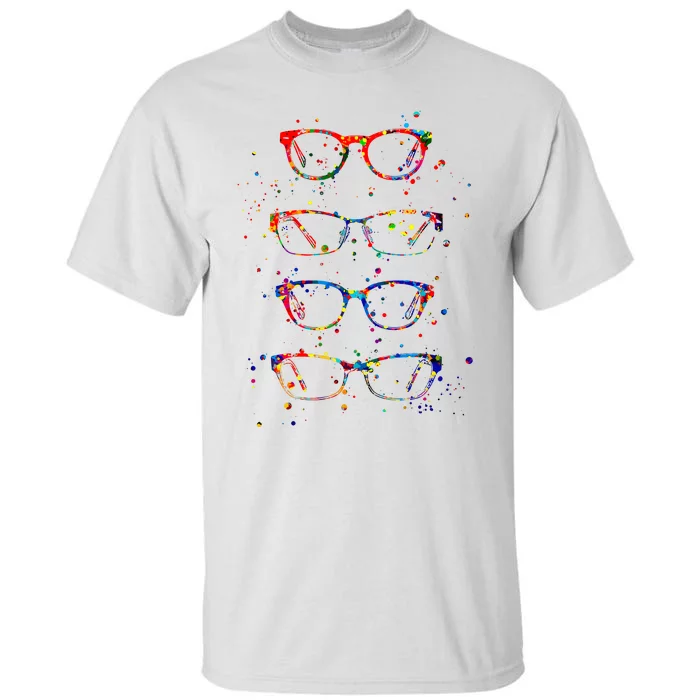 Funny Optometry Eyeglasses Optometrist Optician Doctor Gift Tall T-Shirt