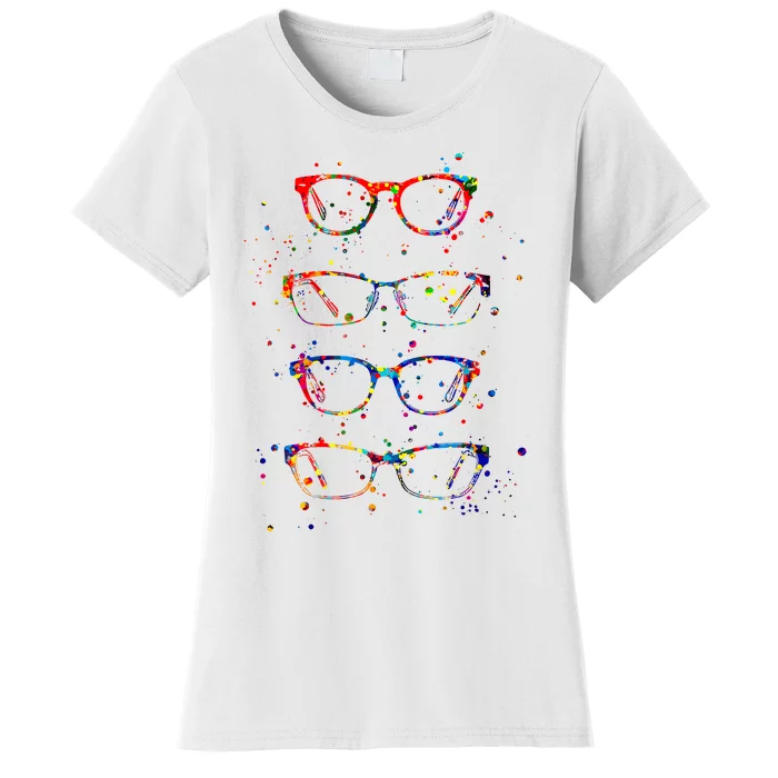 Funny Optometry Eyeglasses Optometrist Optician Doctor Gift Women's T-Shirt