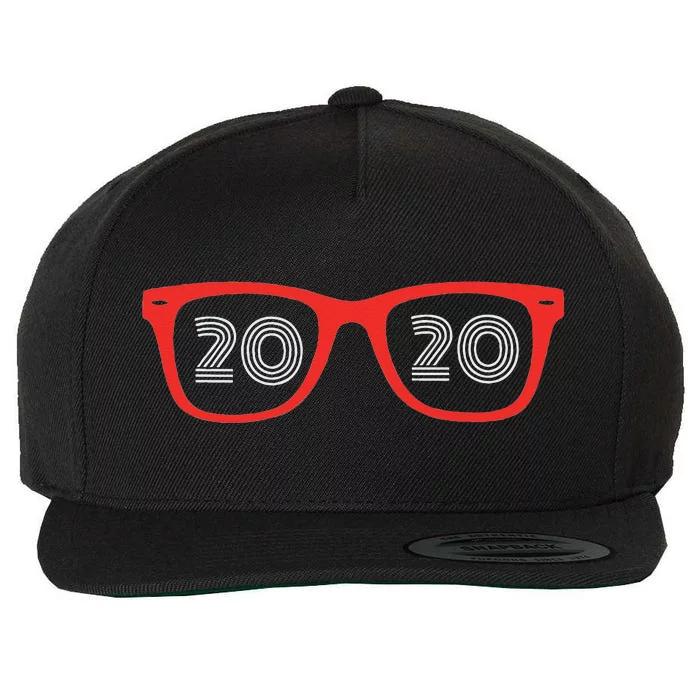 Funny Optician Eyeglasses Retro Glasses Hipster Eye Wool Snapback Cap