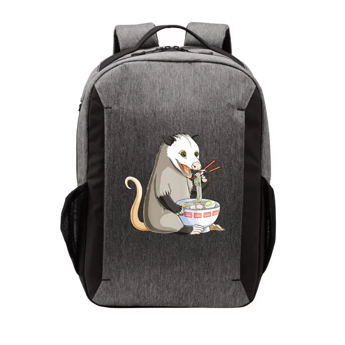 Funny Opossum Eating Ramen Vector Backpack