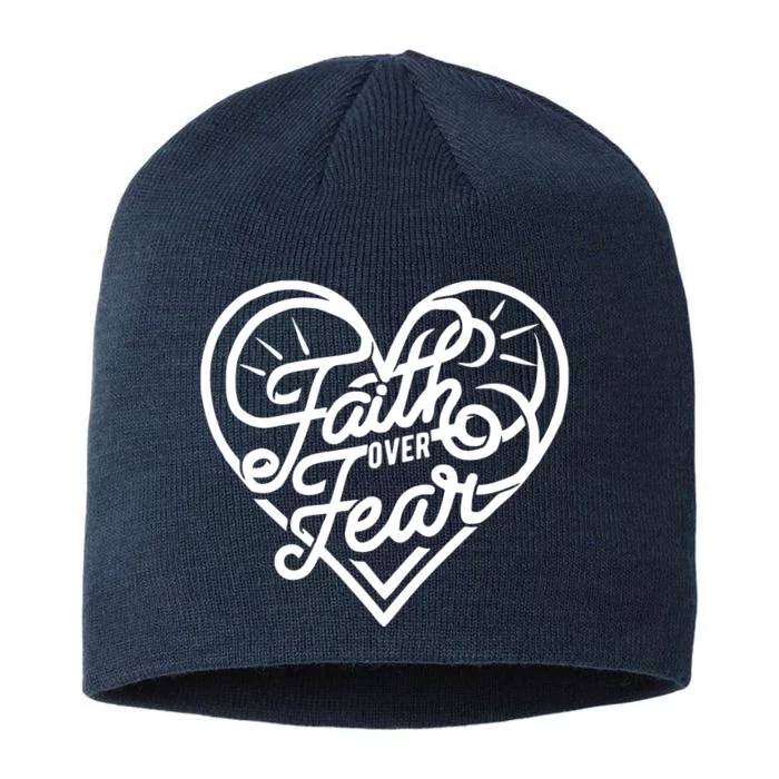 Faith Over Fear 8 1/2in Sustainable Knit Beanie