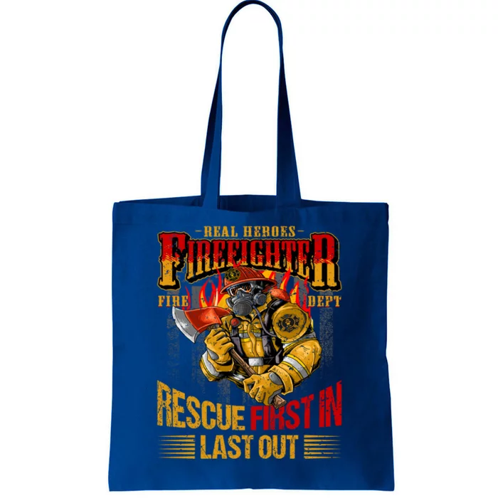 Firefighting Outfit For Fire Rescue Departt Fire Gift Tote Bag