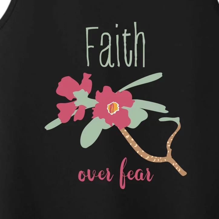 Faith Over Fear Christian Performance Tank