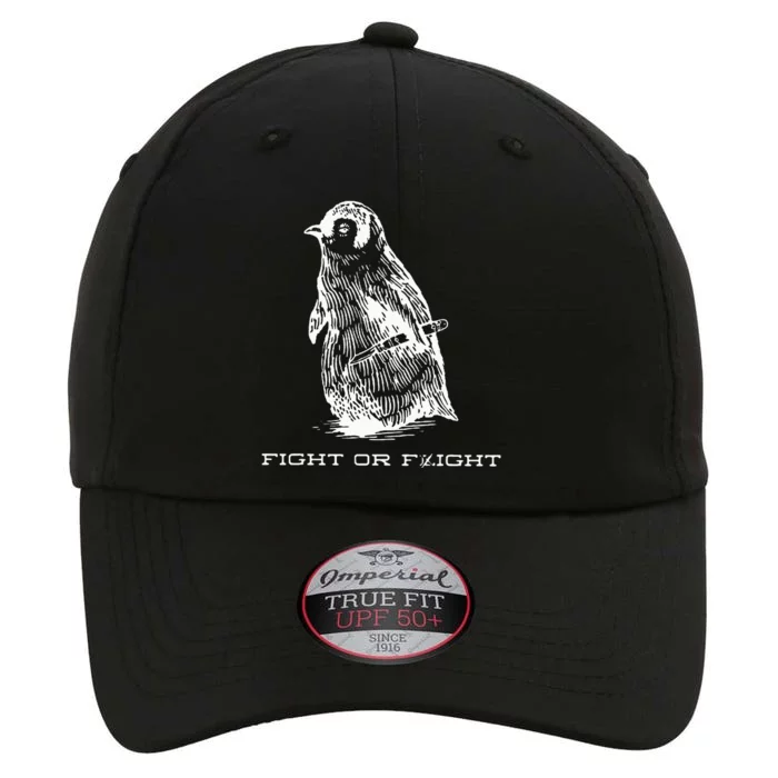 Fight Or Flight Funny Penguin Pun Fight Or Flight Meme The Original Performance Cap