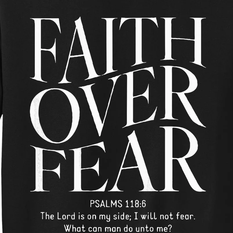 Faith Over Fear Christian Sweatshirt