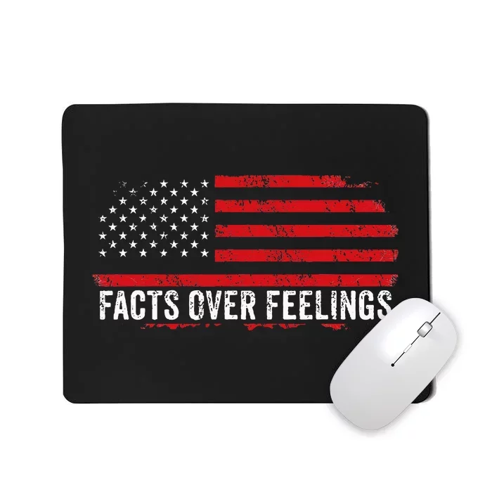 Facts Over Feelings Election 2020 Maga Trump Mousepad