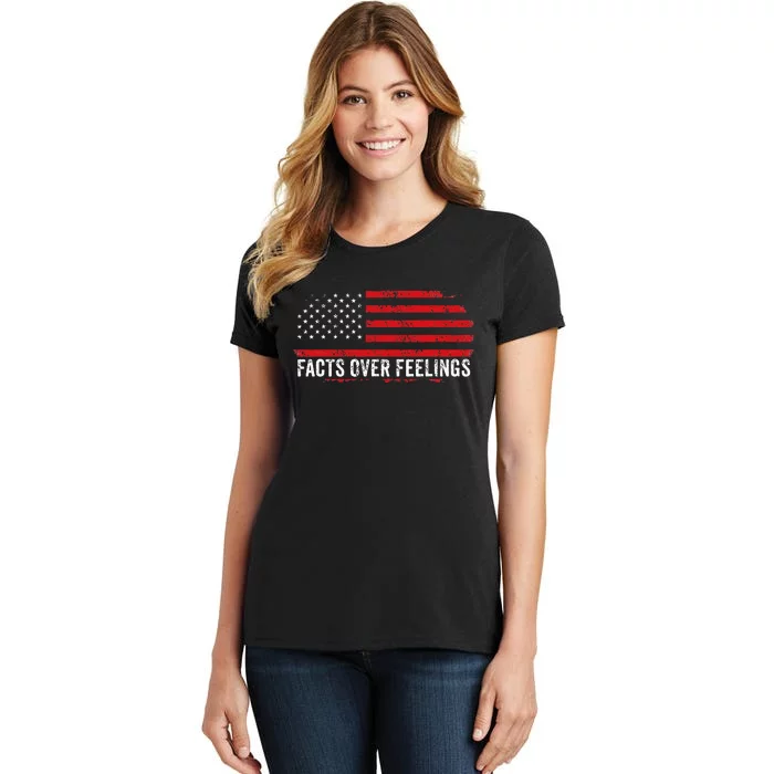 Facts Over Feelings Election 2020 Maga Trump Women's T-Shirt