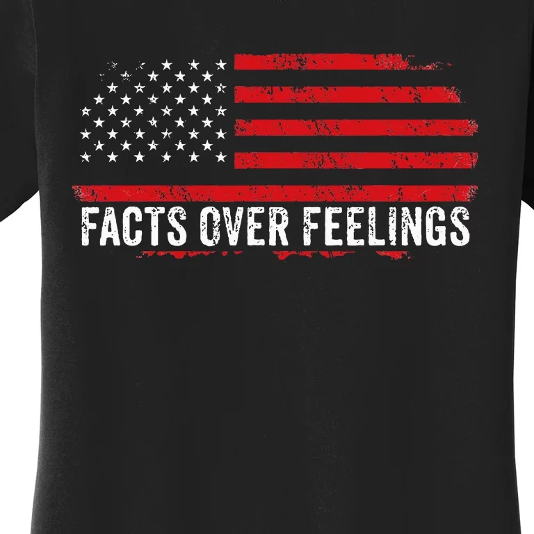 Facts Over Feelings Election 2020 Maga Trump Women's T-Shirt