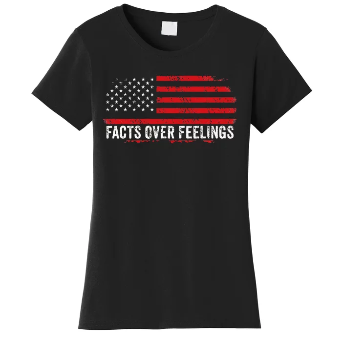 Facts Over Feelings Election 2020 Maga Trump Women's T-Shirt