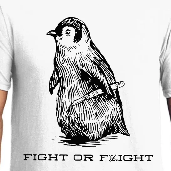 Fight Or Flight Funny Penguin Pun Fight Or Flight Pajama Set