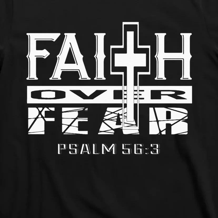 Faith Over Fear Bible Verses Inspiration T-Shirt