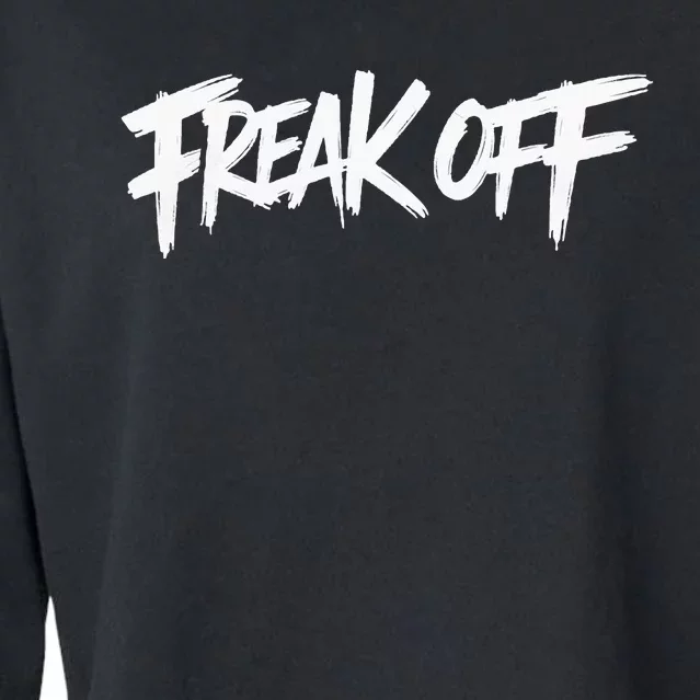 Freak Off Cropped Pullover Crew