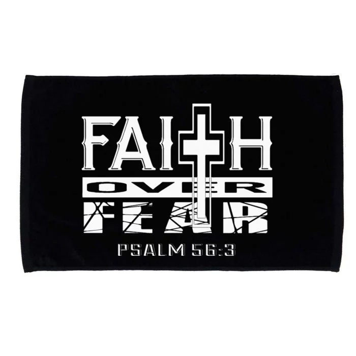 Faith Over Fear Bible Verses Inspiration Microfiber Hand Towel