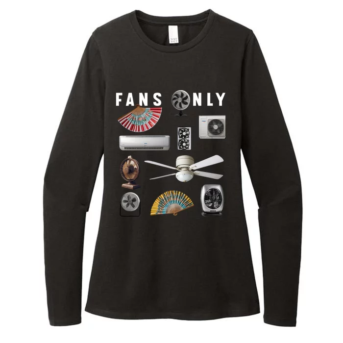 Fans Only Womens CVC Long Sleeve Shirt