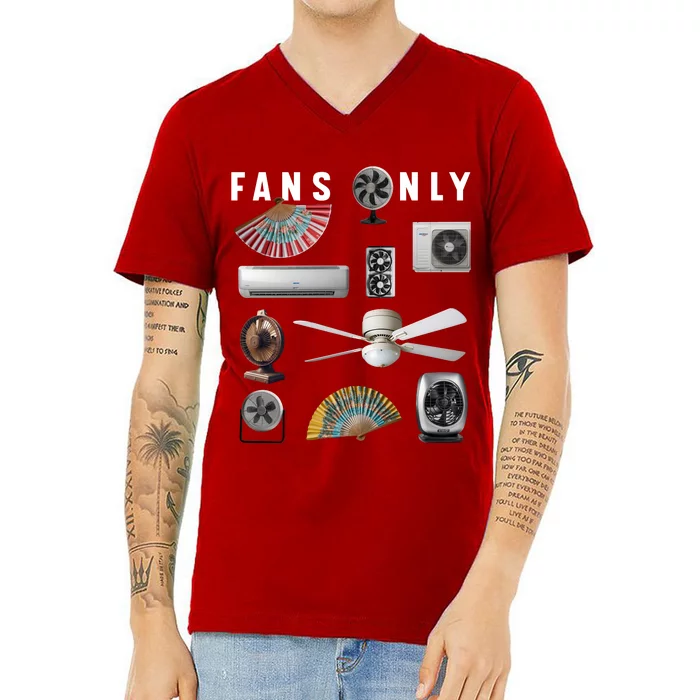 Fans Only V-Neck T-Shirt