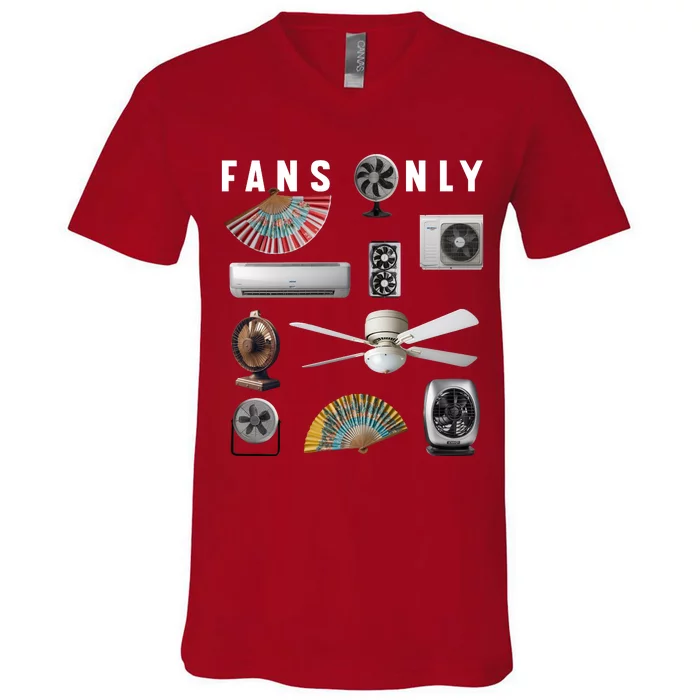 Fans Only V-Neck T-Shirt