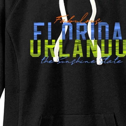 Fabulous Orlando Florida The Sunshine State Women's Fleece Hoodie