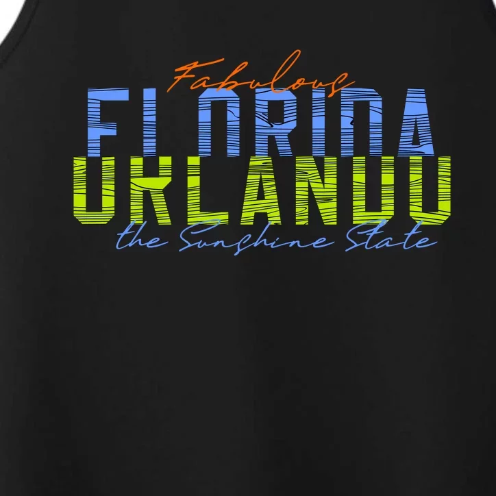 Fabulous Orlando Florida The Sunshine State Performance Tank