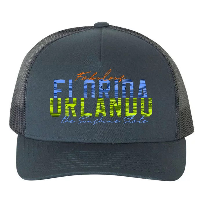 Fabulous Orlando Florida The Sunshine State Yupoong Adult 5-Panel Trucker Hat