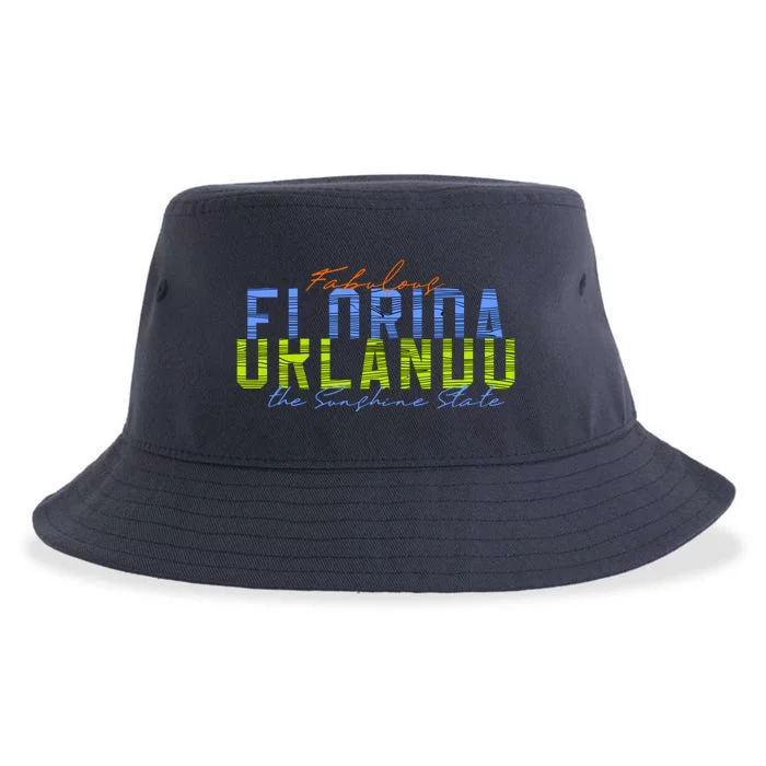 Fabulous Orlando Florida The Sunshine State Sustainable Bucket Hat