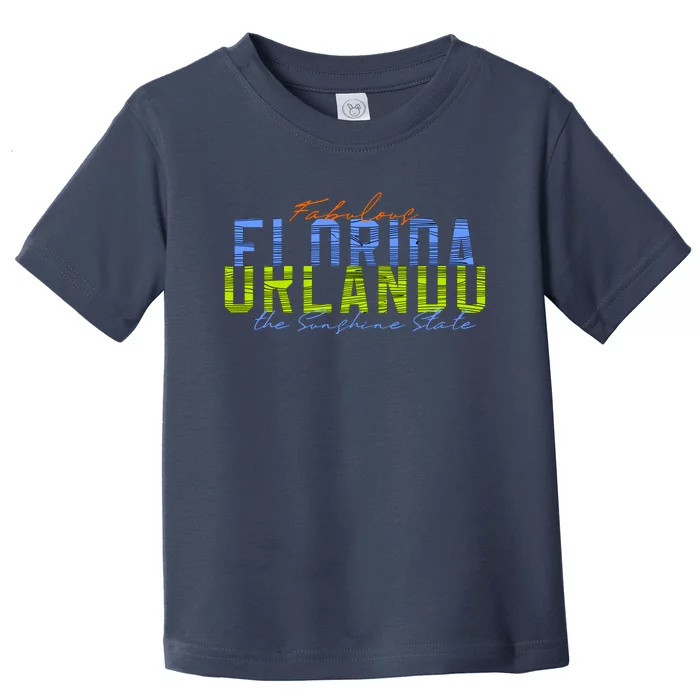 Fabulous Orlando Florida The Sunshine State Toddler T-Shirt