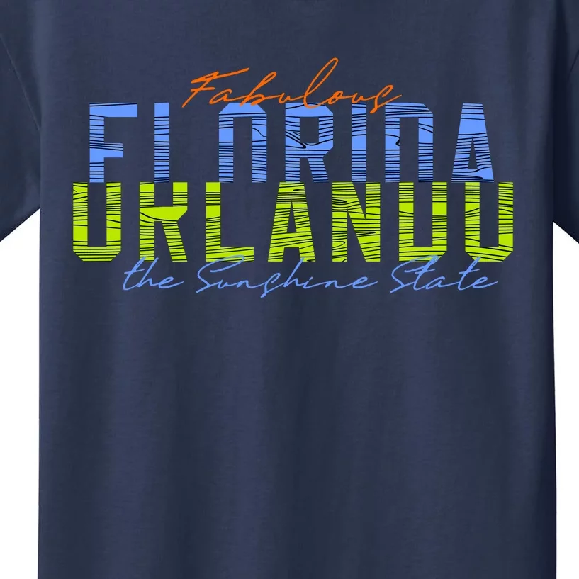 Fabulous Orlando Florida The Sunshine State Kids T-Shirt