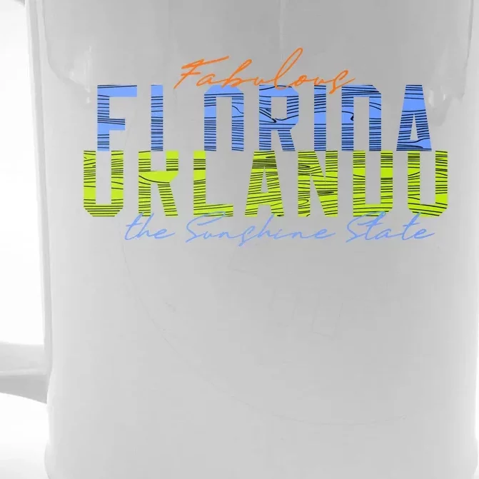 Fabulous Orlando Florida The Sunshine State Front & Back Beer Stein