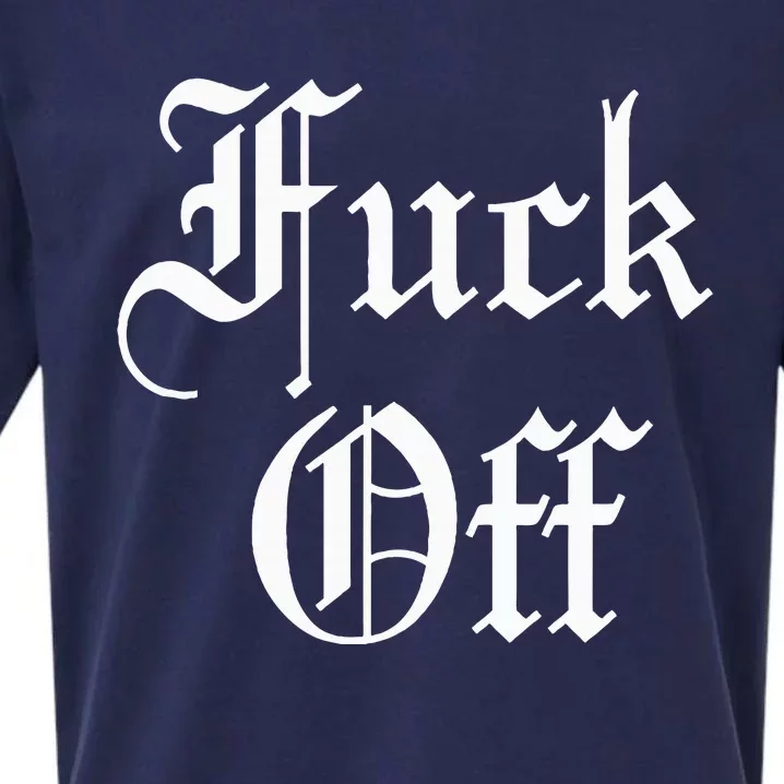 F Off Fuck Off Sueded Cloud Jersey T-Shirt