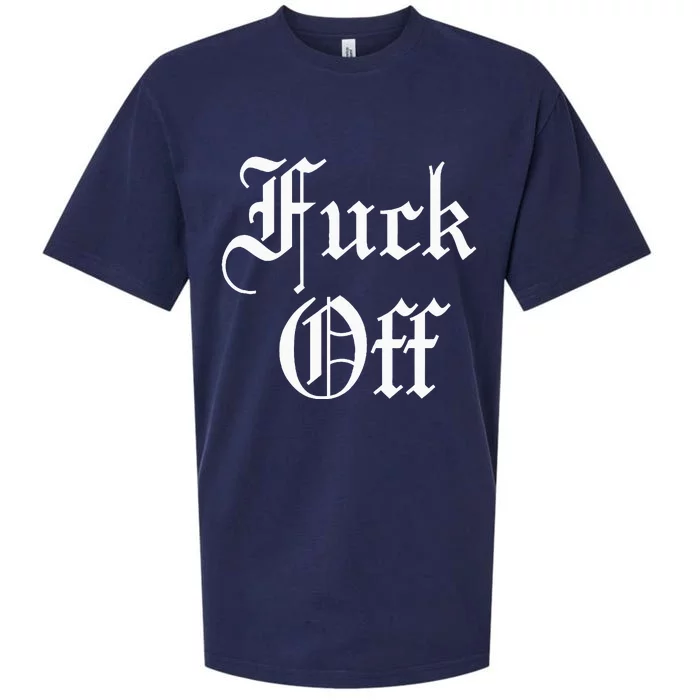 F Off Fuck Off Sueded Cloud Jersey T-Shirt