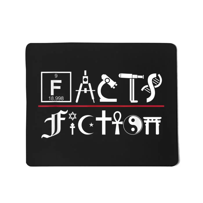 Facts Over Fiction Atheist Studies Mousepad