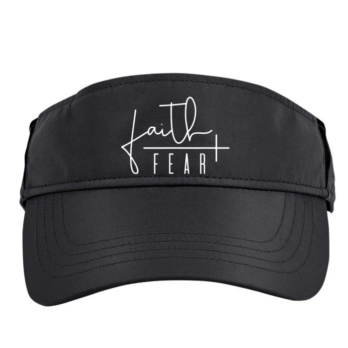 Faith Over Fear Jesus Religious Faith Christian Adult Drive Performance Visor