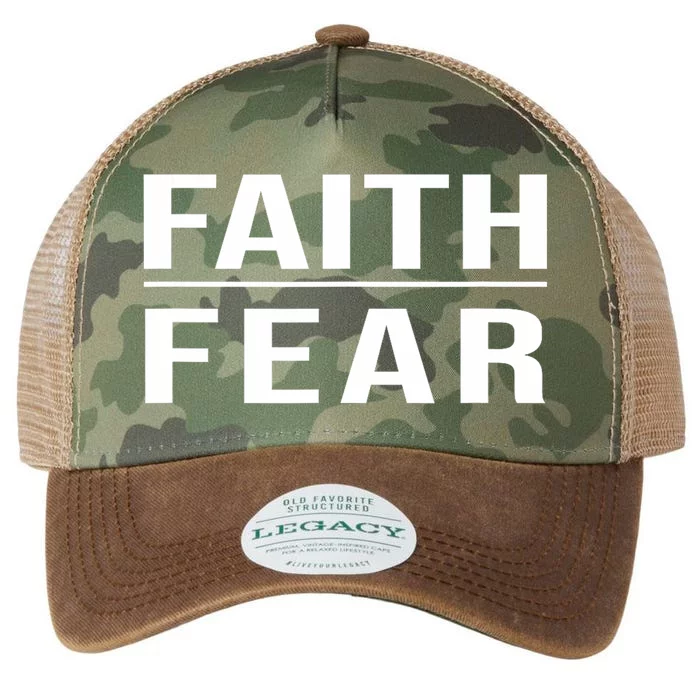 Faith Over Fear Christian For Faith Based Gift Legacy Tie Dye Trucker Hat