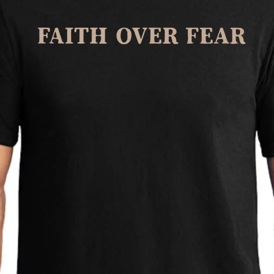 Faith Over Fear Christian Pajama Set