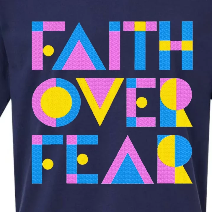 Faith Over Fear Sueded Cloud Jersey T-Shirt