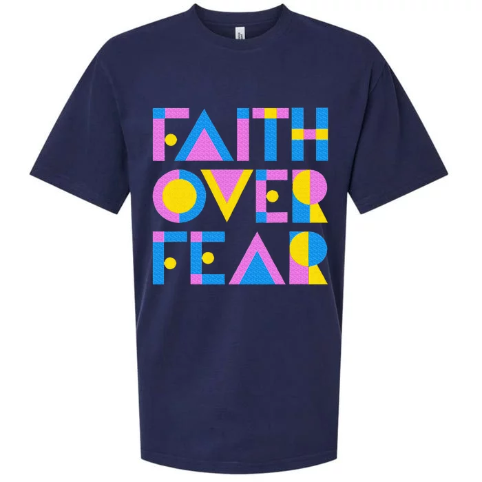 Faith Over Fear Sueded Cloud Jersey T-Shirt