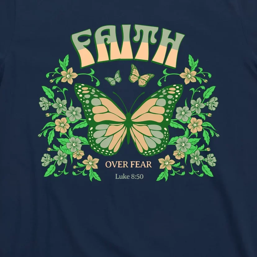 Faith Over Fear Christian Motivational T-Shirt