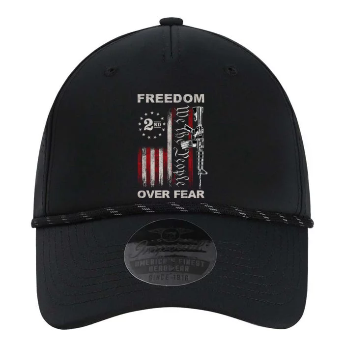 Freedom Over Fear 2nd Adt Patriotic Progun Gift Performance The Dyno Cap