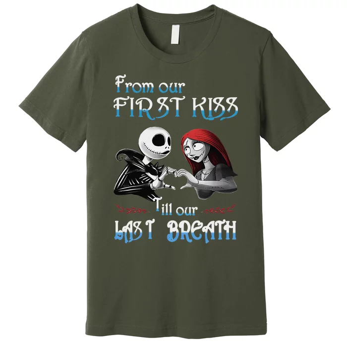 From Our First Kiss To Our Last Breath Ghost Bride Premium T-Shirt